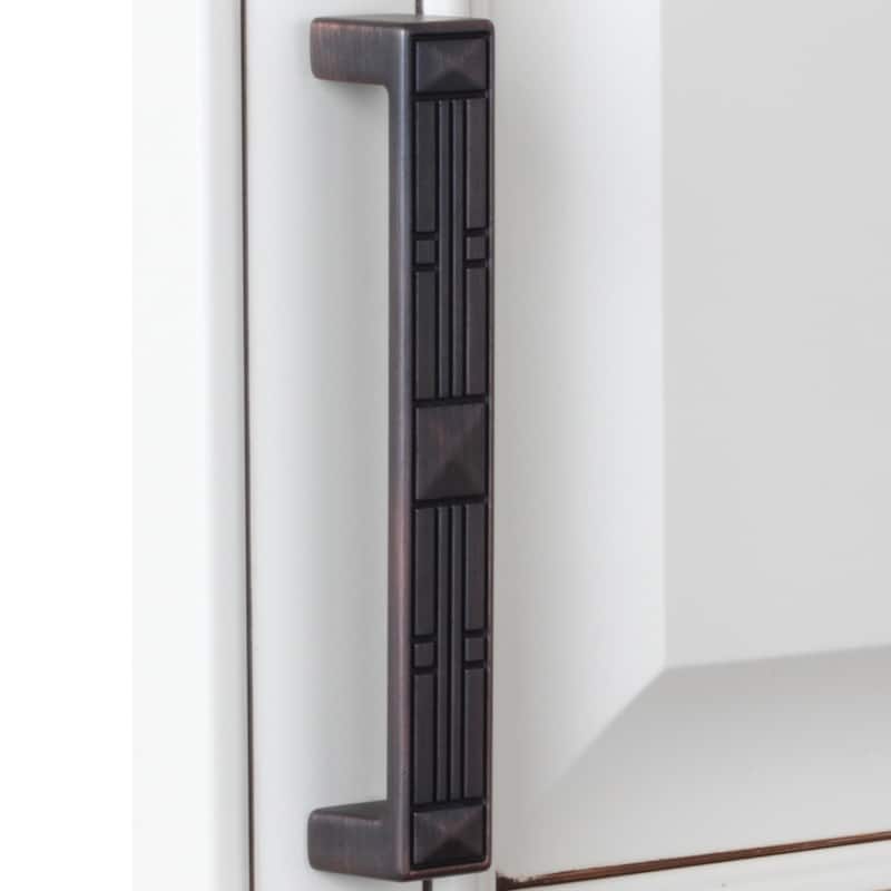 GlideRite 5-inch CC Craftsman Series Oil Brushed Bronze Cabinet Pulls (Case of 25)