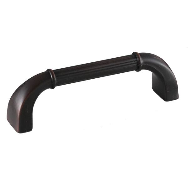 Shop Gliderite 3 75 Inch Oil Rubbed Bronze Deco Cabinet Pulls