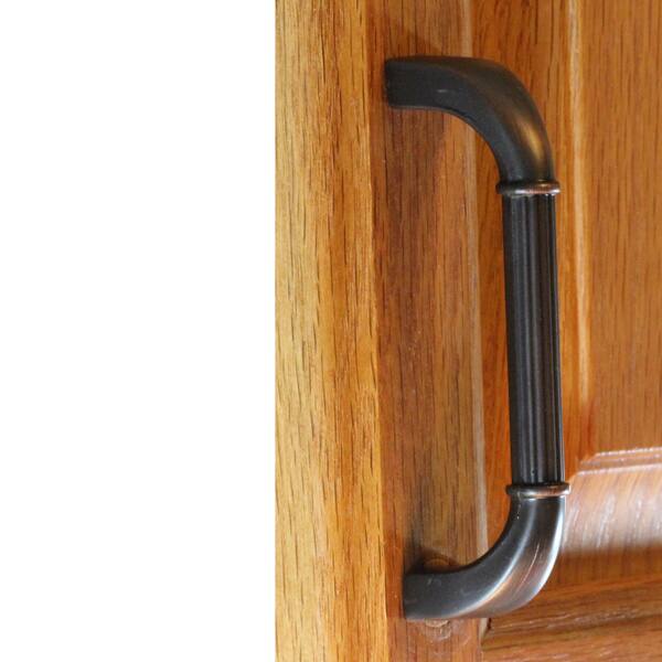 Shop Gliderite 3 75 Inch Oil Rubbed Bronze Deco Cabinet Pulls