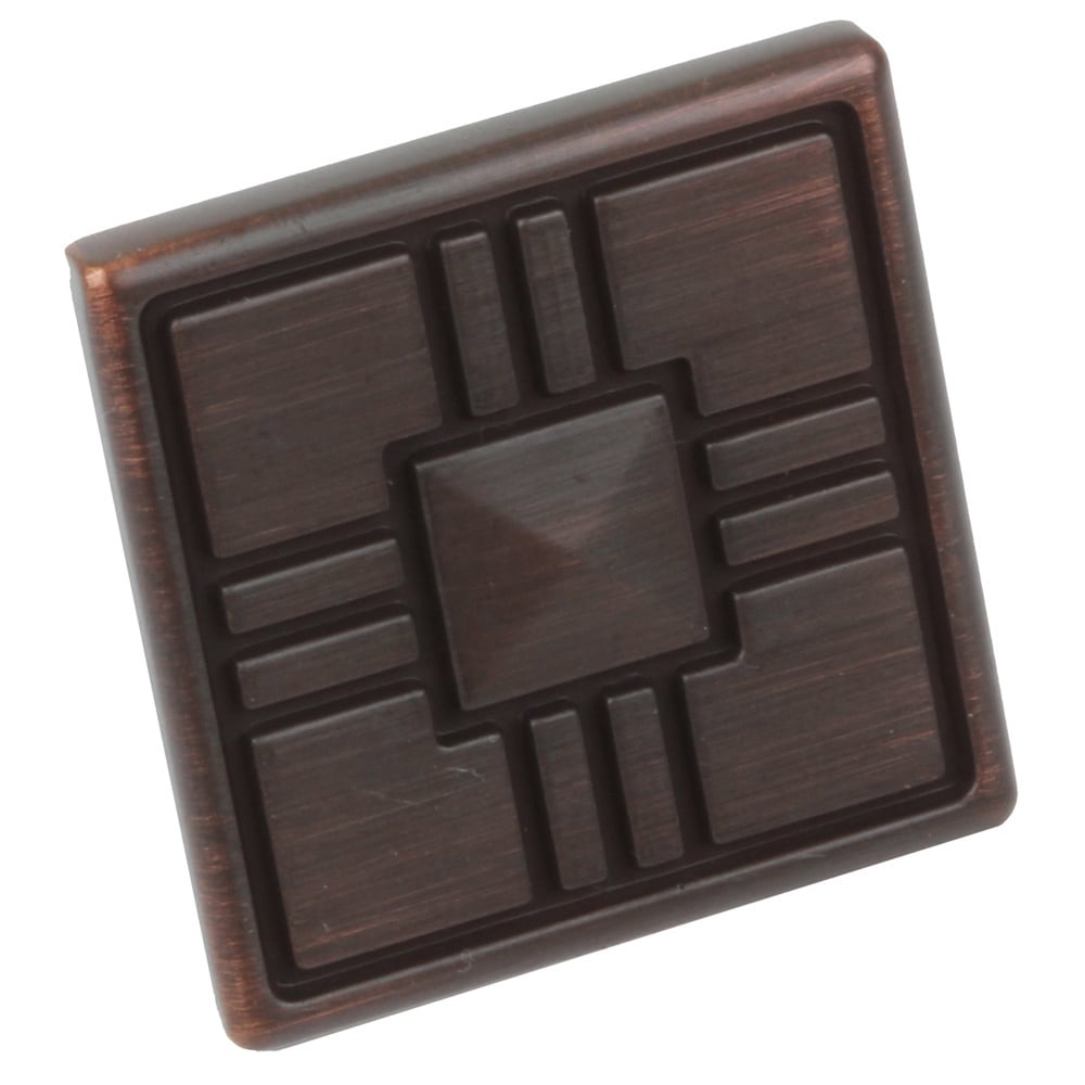 Gliderite Craftsman Series Oil Rubbed Bronze Square Cabinet Knobs (case Of 25)