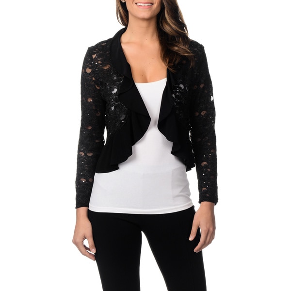 R&M Richards Women's Lace Shrug - Free Shipping On Orders Over $45 ...