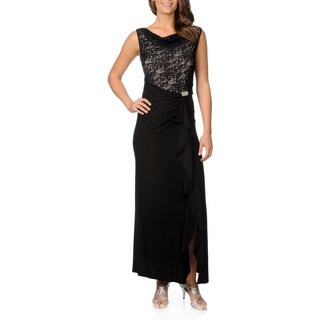 Shop R&M Richards Women's Sequin Lace Top Gown - Free Shipping Today ...