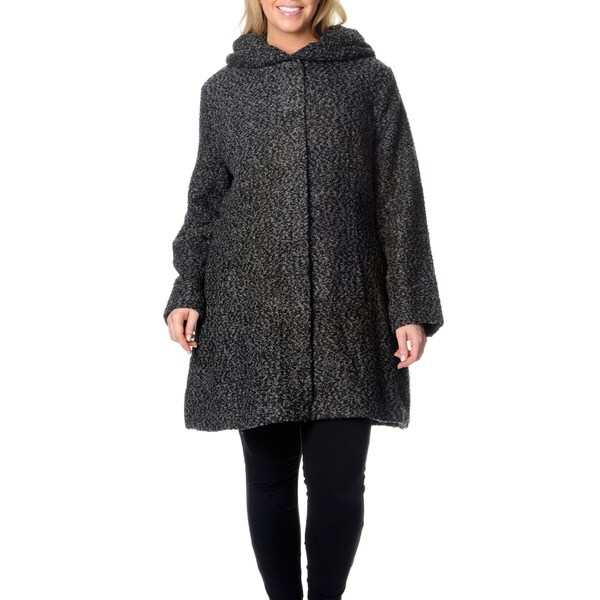 Shop Excelled Plus Oversize Shawl Collar Coat - Free Shipping Today ...
