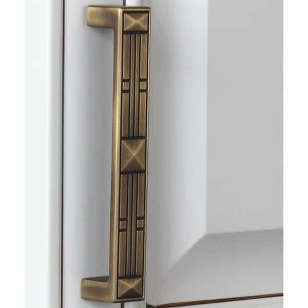 Shop Gliderite 5 Inch Cc Craftsman Series Antique Brass Cabinet