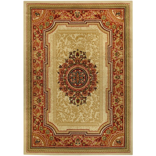 Medallion Ephesus Ivory Area Rug (82 x 910)   Shopping