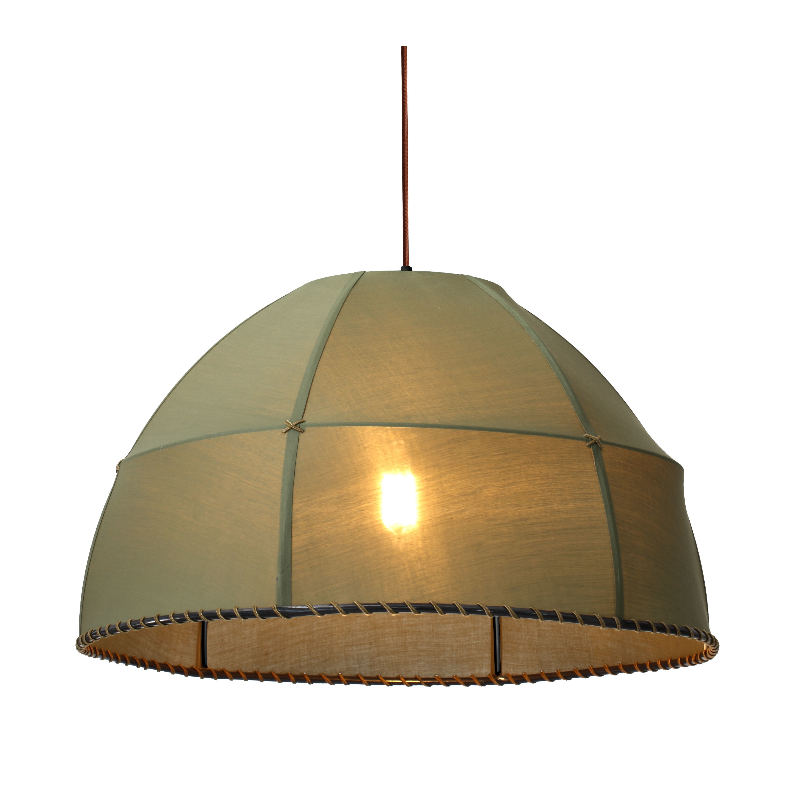 Marble 1 light Pea Green Ceiling Lamp