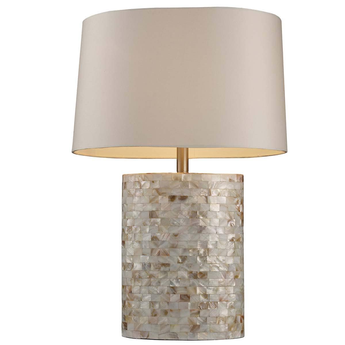 Dimond Lighting Trump Sunny Isles 1 light White Mother Of Pearl Table Lamp