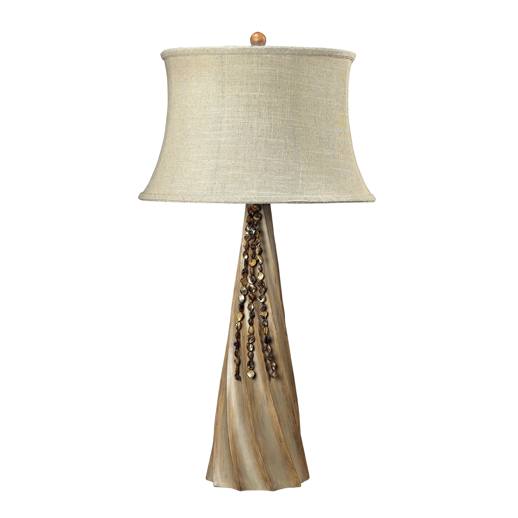 Dimond Lighting 1 light Bleached Wood Finish Table Lamp