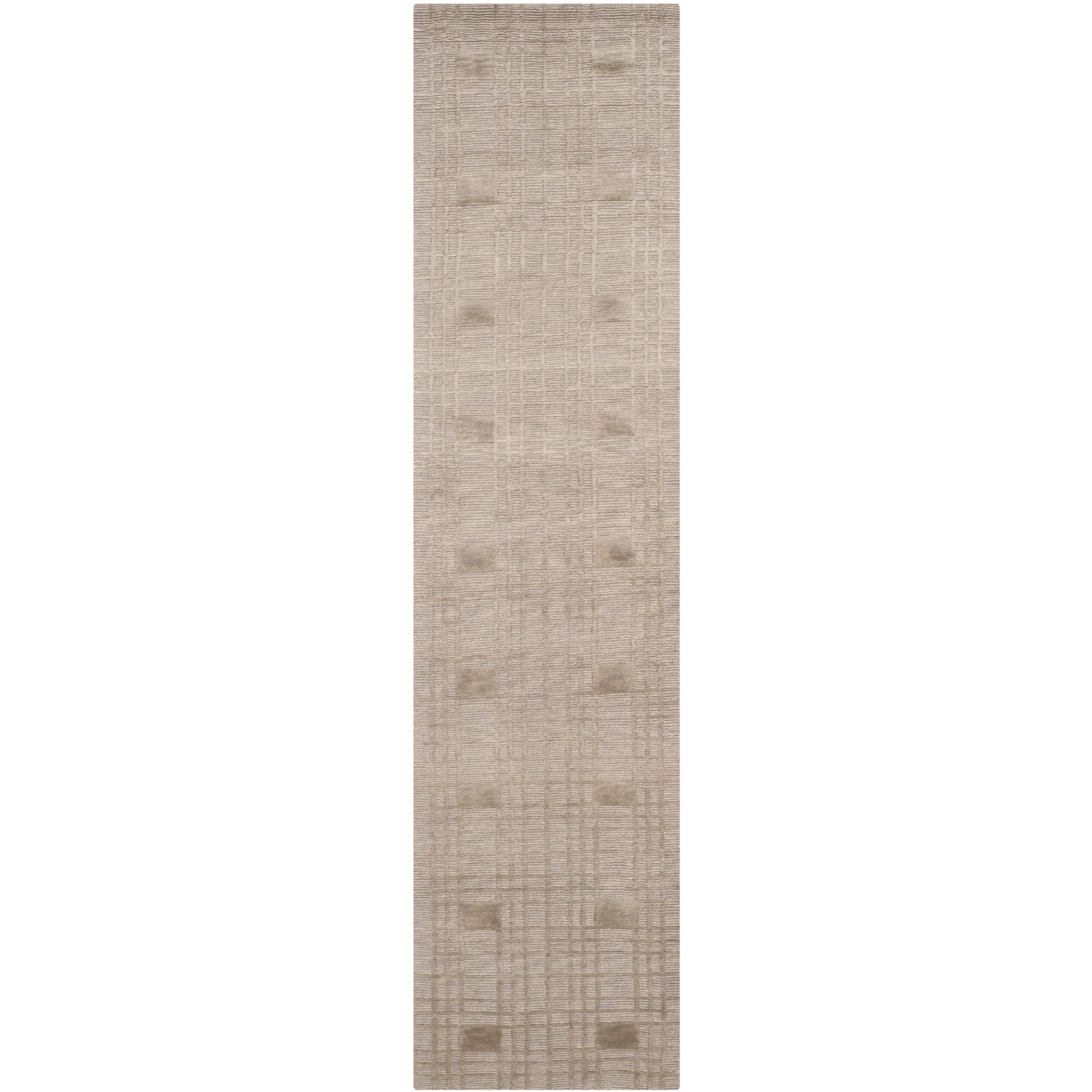 Safavieh Hand knotted Tibetan Slate Wool Rug (26 X 10)