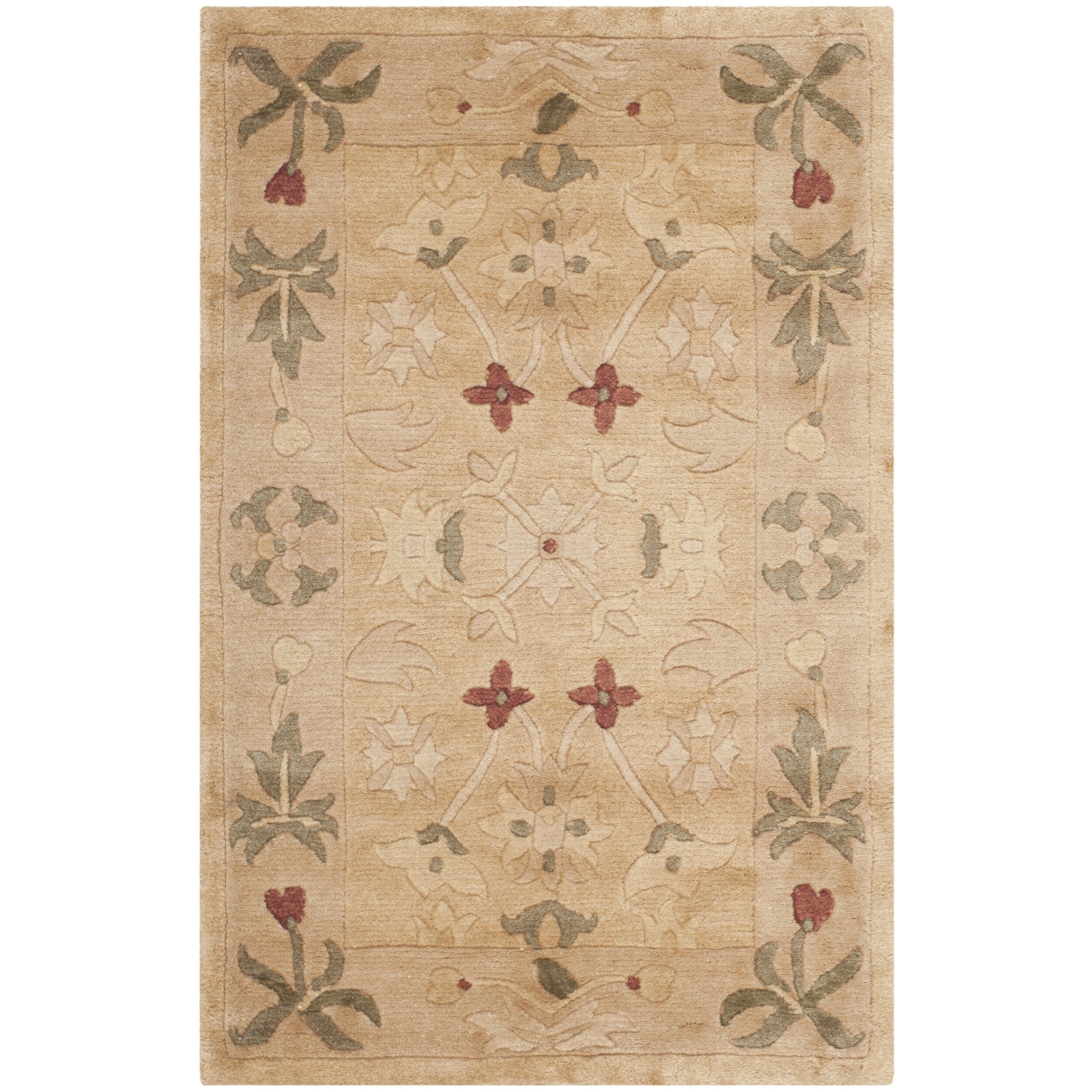 Safavieh Hand knotted Tibetan Multicolored Wool Accent Rug (2 X 3)