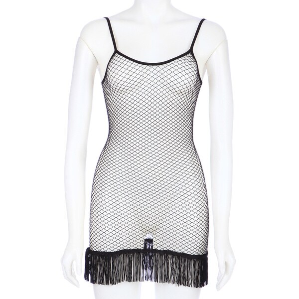 Hustler Black Fringe Bottom Dress (One size) Free Shipping On Orders Over 45