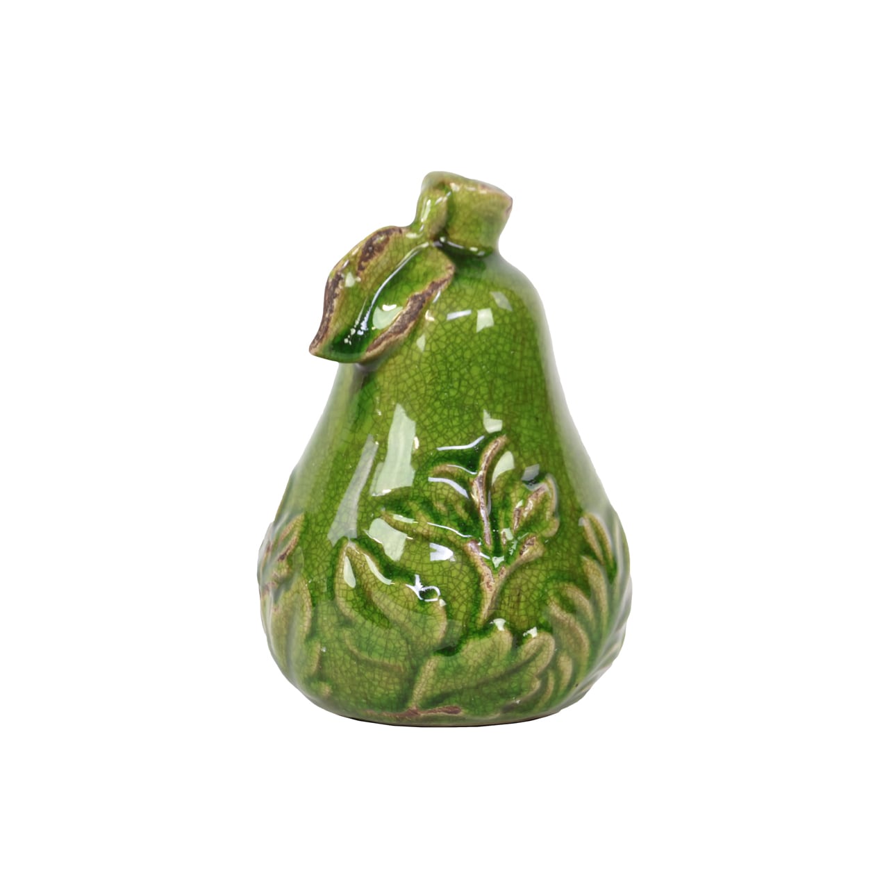 Green Ceramic Pear