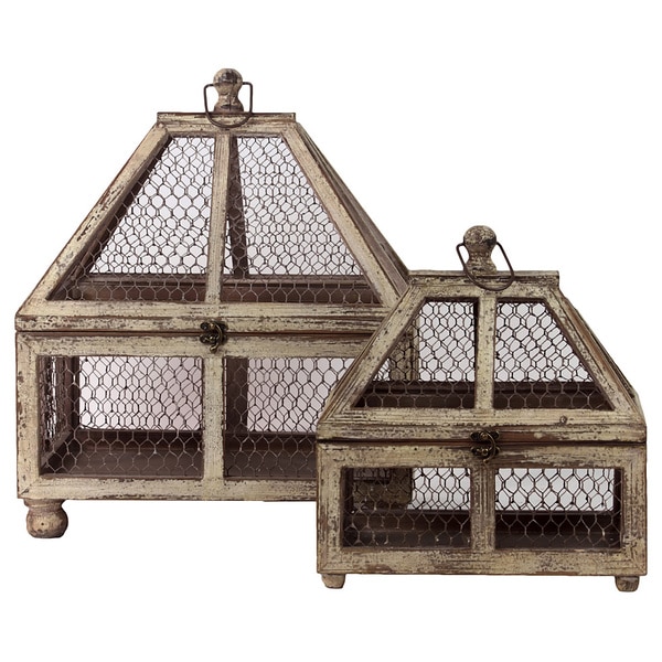 Wood Terrariums (Set of 2)   Shopping Urban