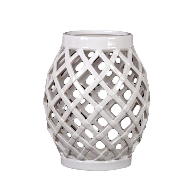 White Ceramic Lantern