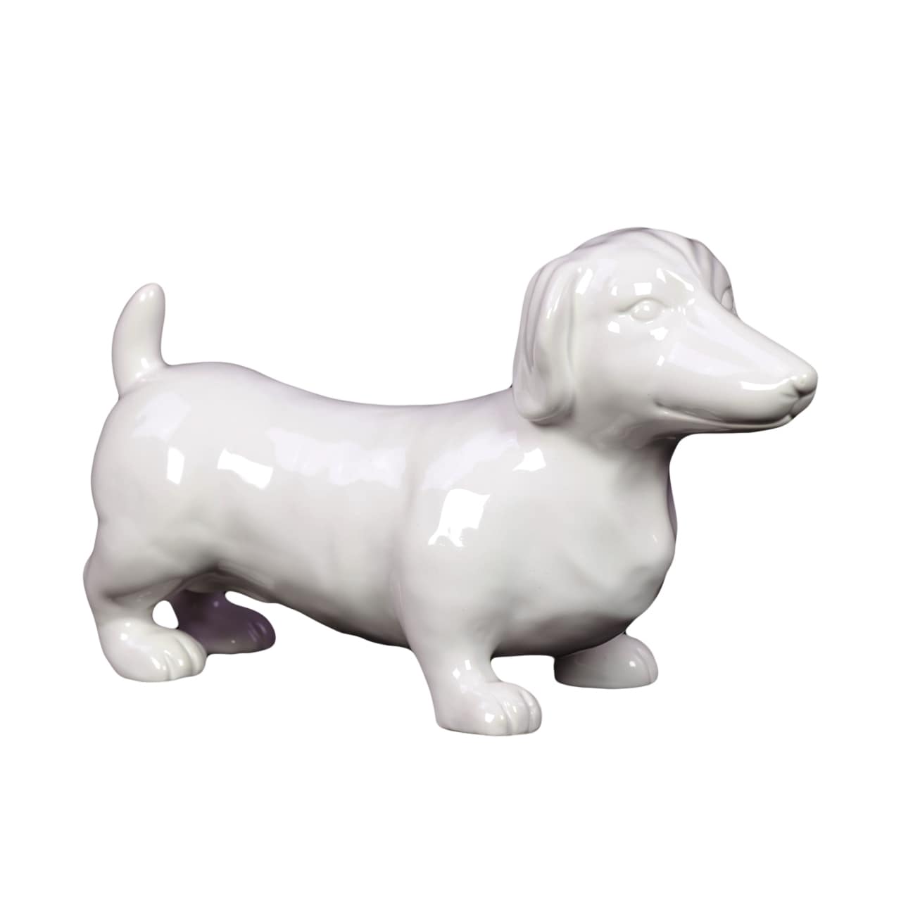 White Ceramic Dog