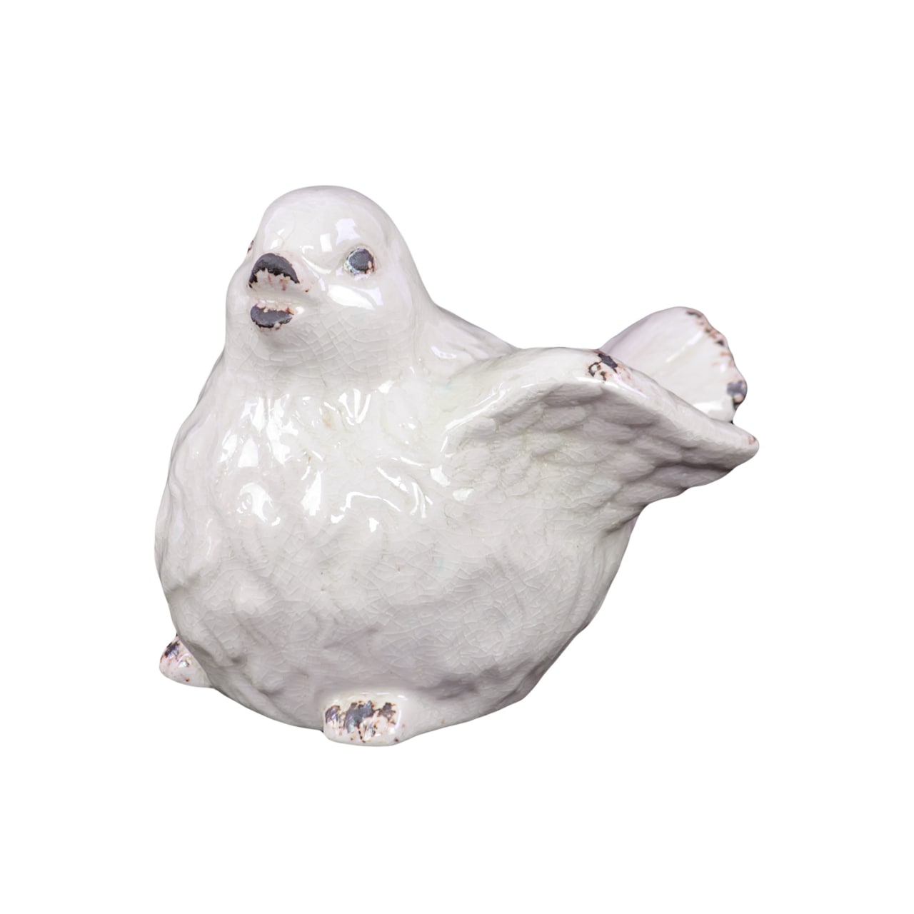 White Ceramic Bird