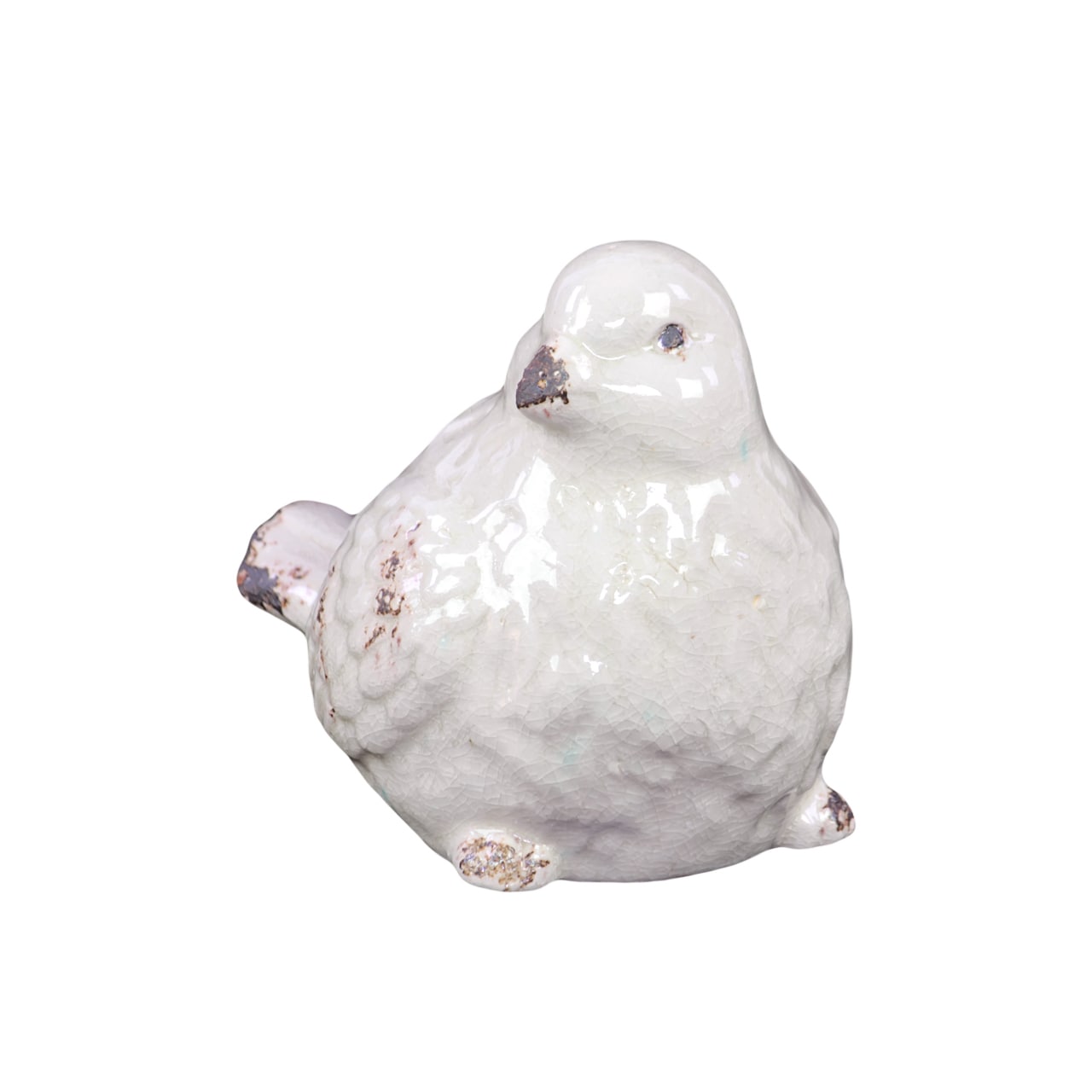 White Ceramic Bird