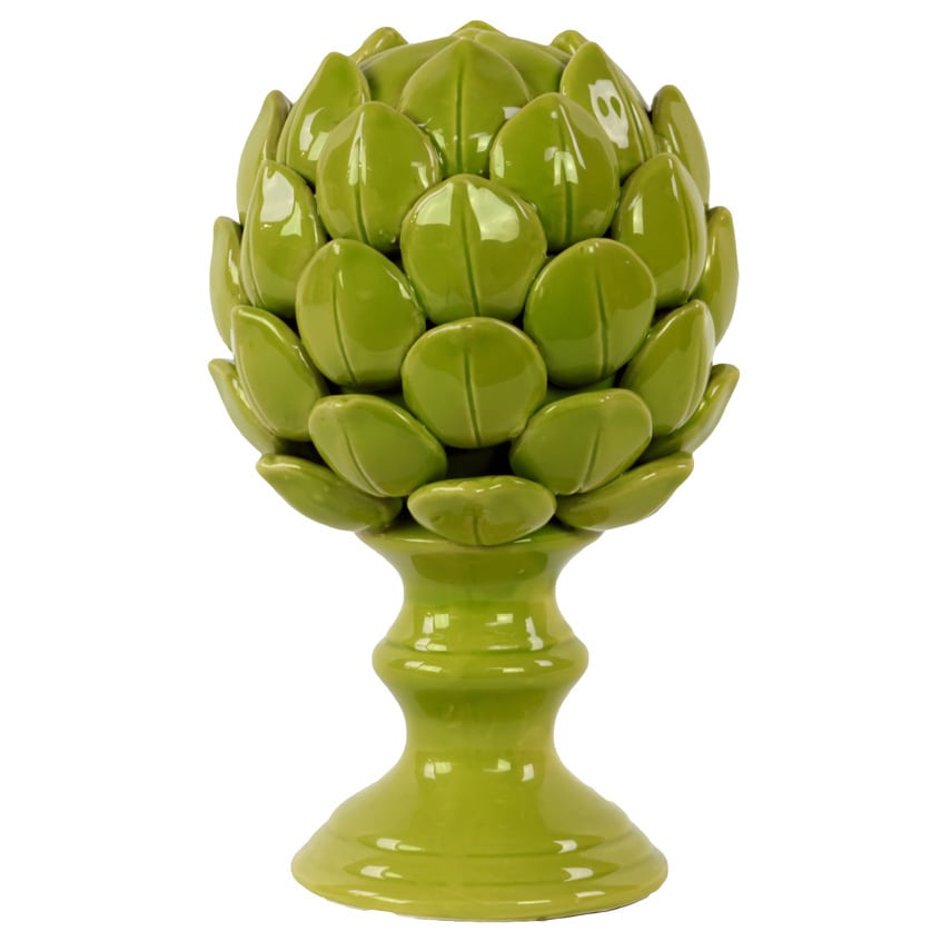 Large Porcelain Artichoke Green