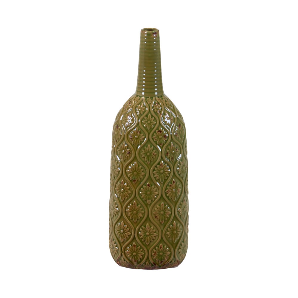 Green Ceramic Vase