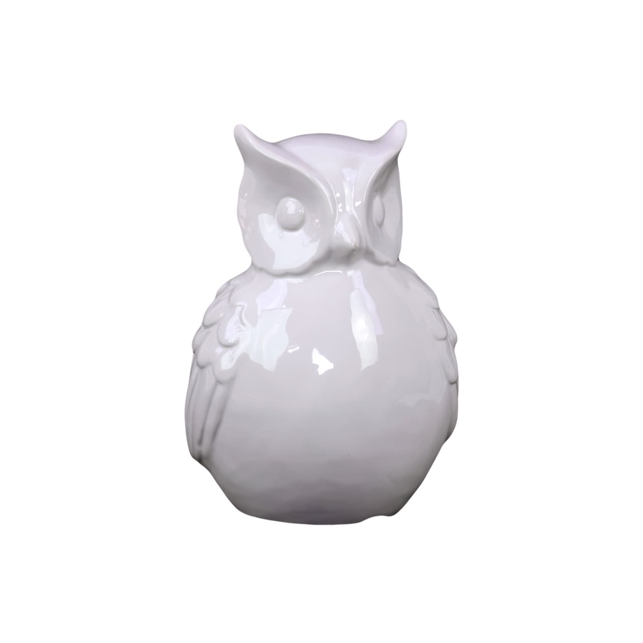 White Ceramic Owl