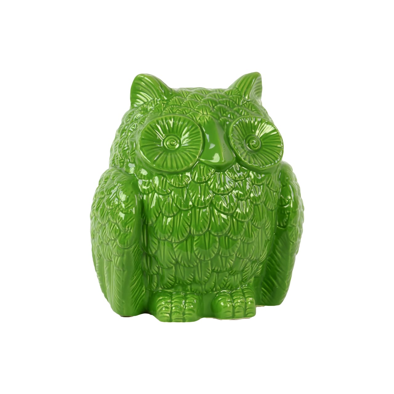 Green Ceramic Owl