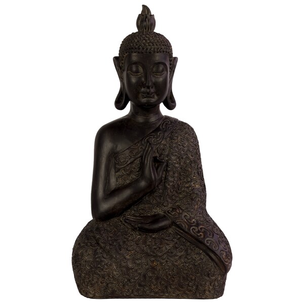 large resin buddha