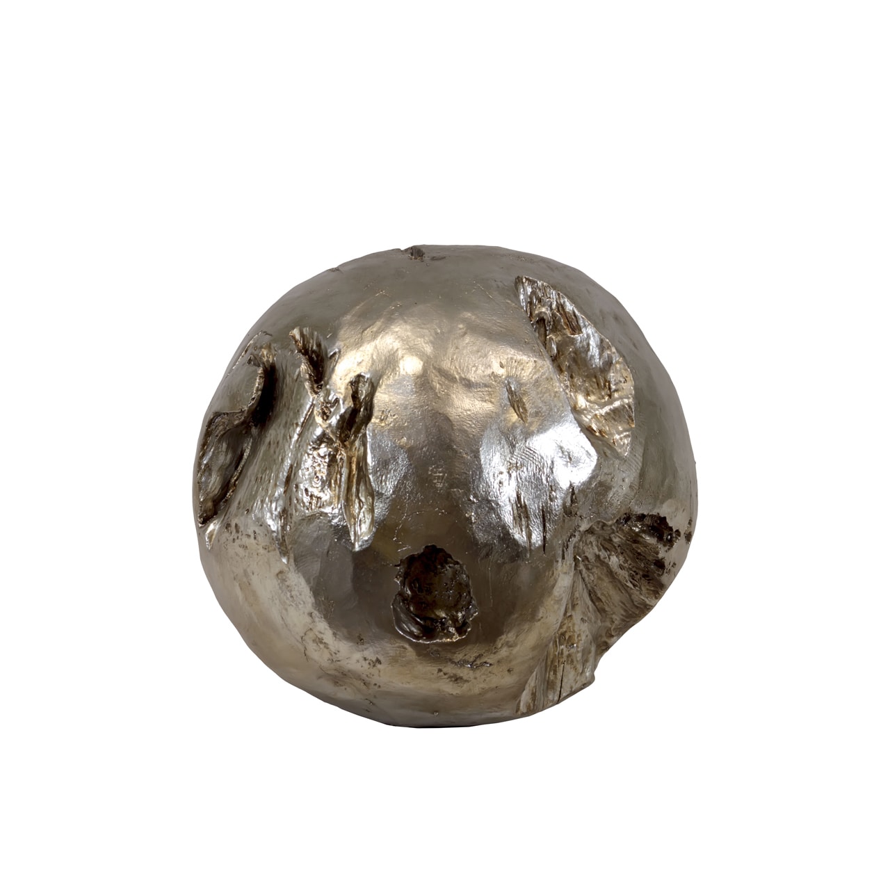 Silver Leaf Resin Ball