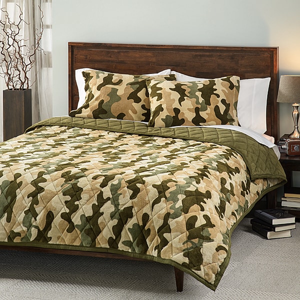 Shop Camouflage 3-piece Comforter Set - Free Shipping ...