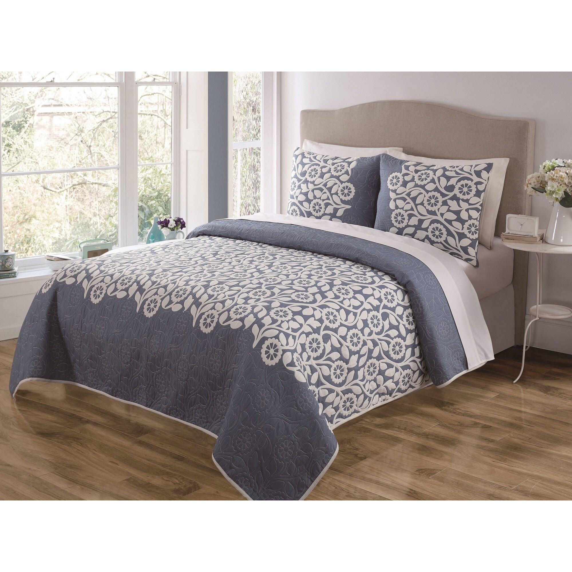 taupe quilt bedding