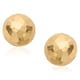 preview thumbnail 5 of 5, Gioelli 14k Gold 8-mm Hammered Ball Earrings