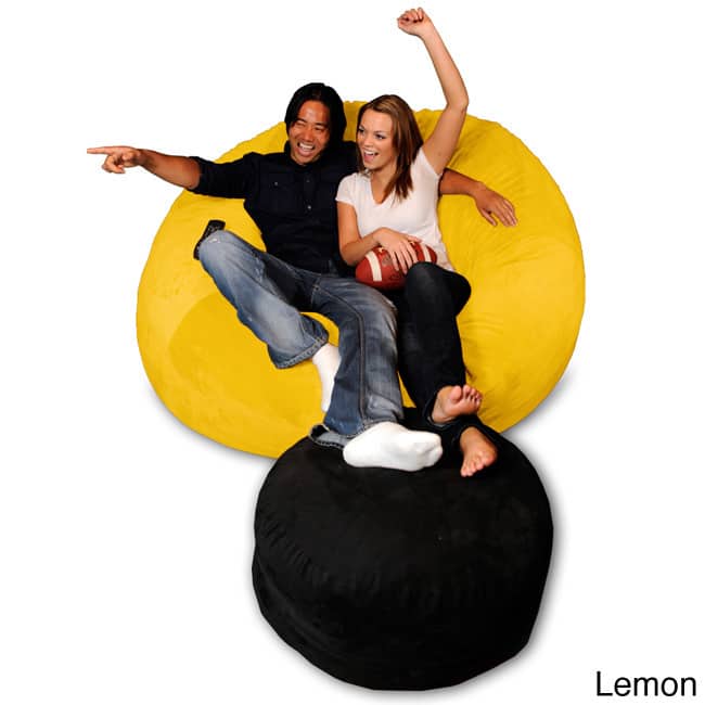 6-foot Memory Foam Bean Bag Chair