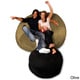 preview thumbnail 6 of 14, 6-foot Memory Foam Bean Bag Chair Olive Micro Suede - Jumbo