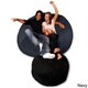 preview thumbnail 4 of 14, 6-foot Memory Foam Bean Bag Chair Navy Micro Suede - Jumbo