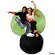 preview thumbnail 14 of 14, 6-foot Memory Foam Bean Bag Chair Lime Micro Suede - Jumbo