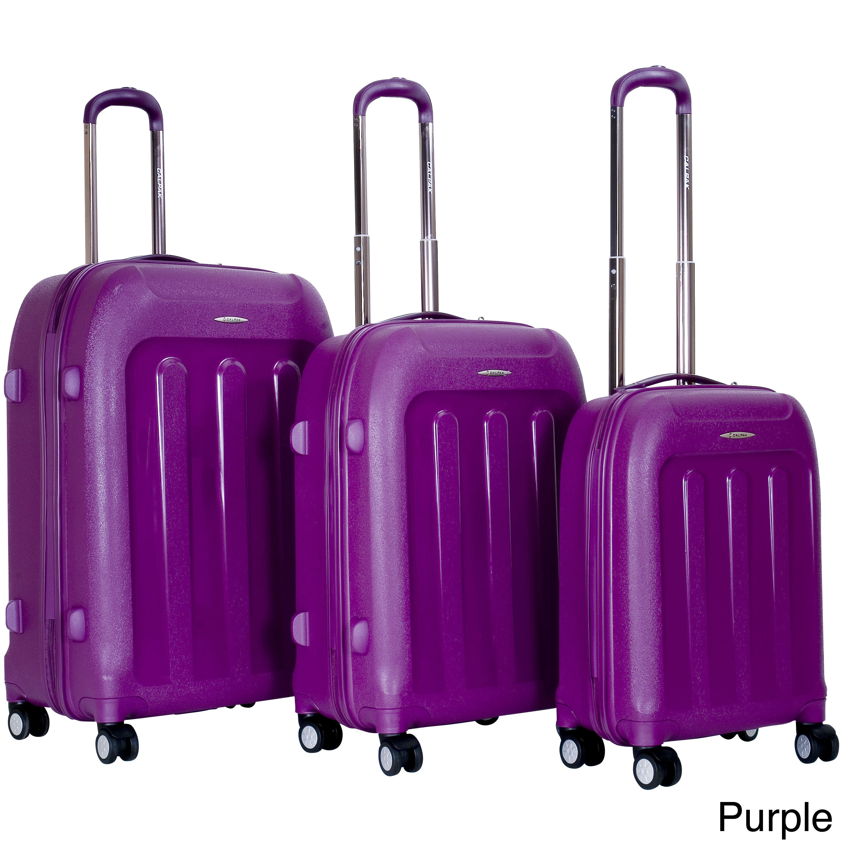 Calpak Plaza 3 piece Lightweight Polypropylene Hardside Spinner Luggage Set