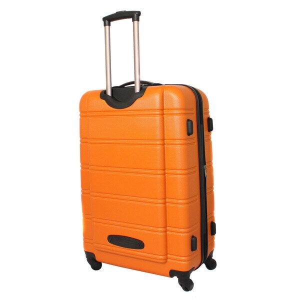 rockland melbourne 2 piece expandable spinner luggage set