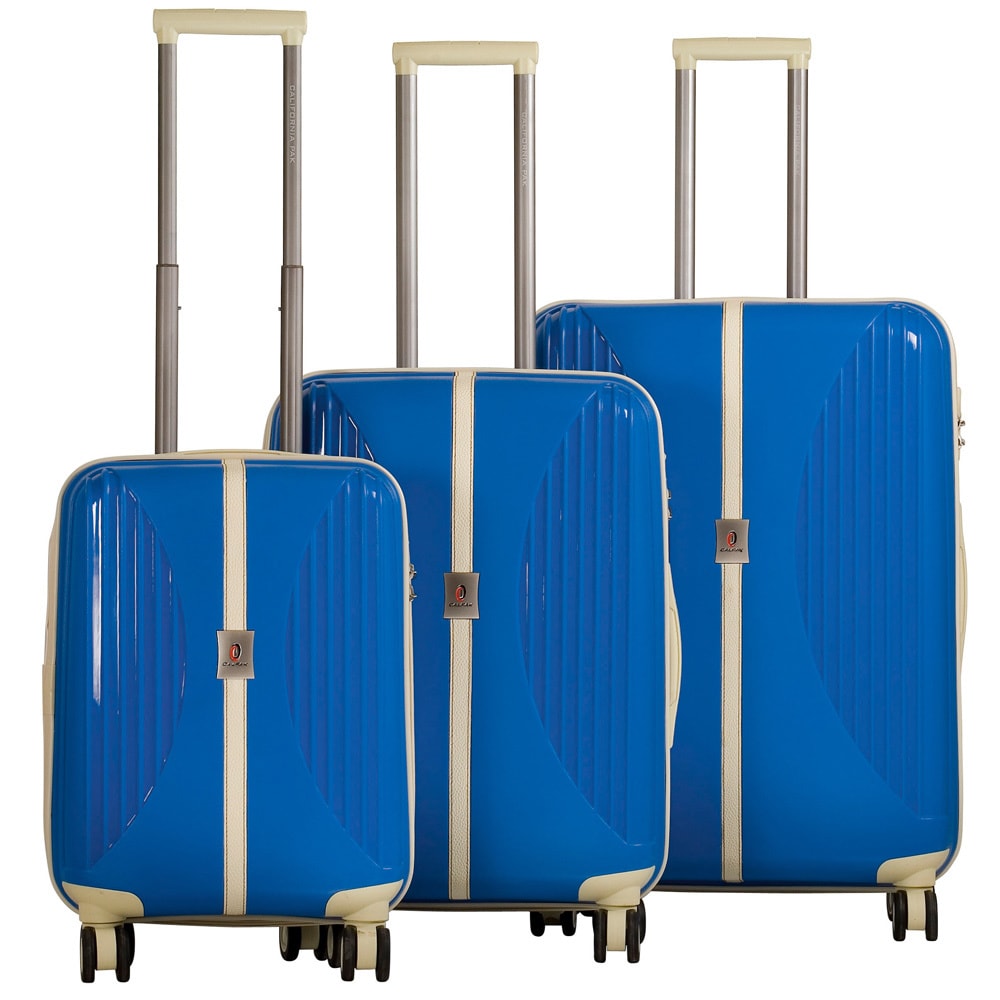 Calpak Jubilee 3 piece Lightweight Polypropylene Hardsided Spinner Luggage Set