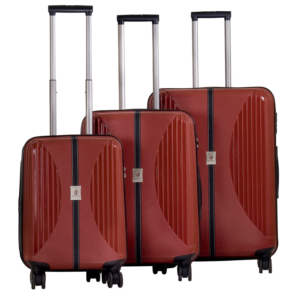 Calpak Jubilee 3 piece Lightweight Polypropylene Hardsided Spinner Luggage Set