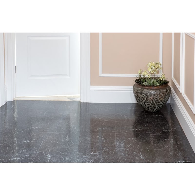 Achim Nexus 20-Piece Marble Look 12x12 Self Adhesive Vinyl Floor Tile (20 Square Feet)