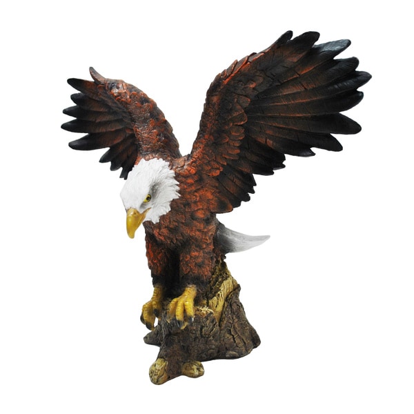 large resin eagle statues