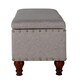 preview thumbnail 17 of 17, Copper Grove Maubeuge Grey Large Storage Bench w/ Nailhead Trim
