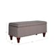 preview thumbnail 12 of 17, Copper Grove Maubeuge Grey Large Storage Bench w/ Nailhead Trim