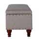 preview thumbnail 9 of 17, Copper Grove Maubeuge Grey Large Storage Bench w/ Nailhead Trim