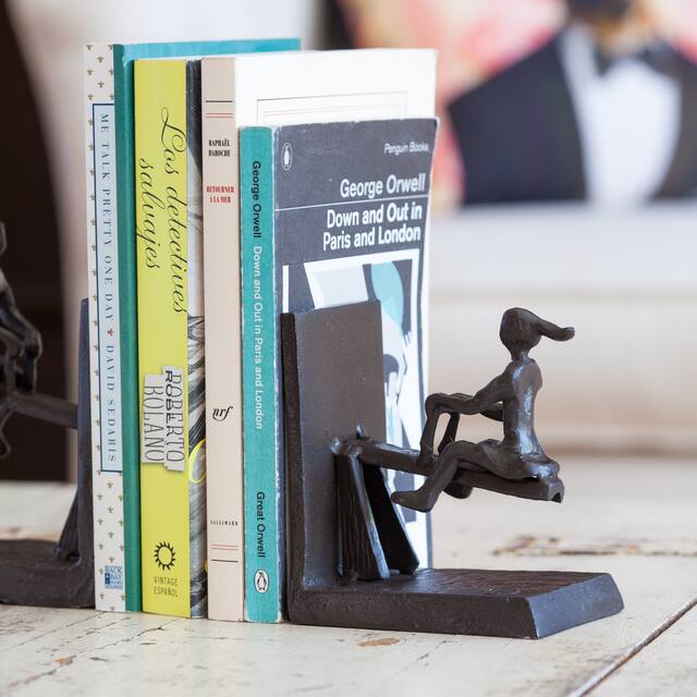 See-Saw Metal Bookend Set