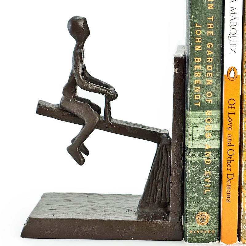 See-Saw Metal Bookend Set