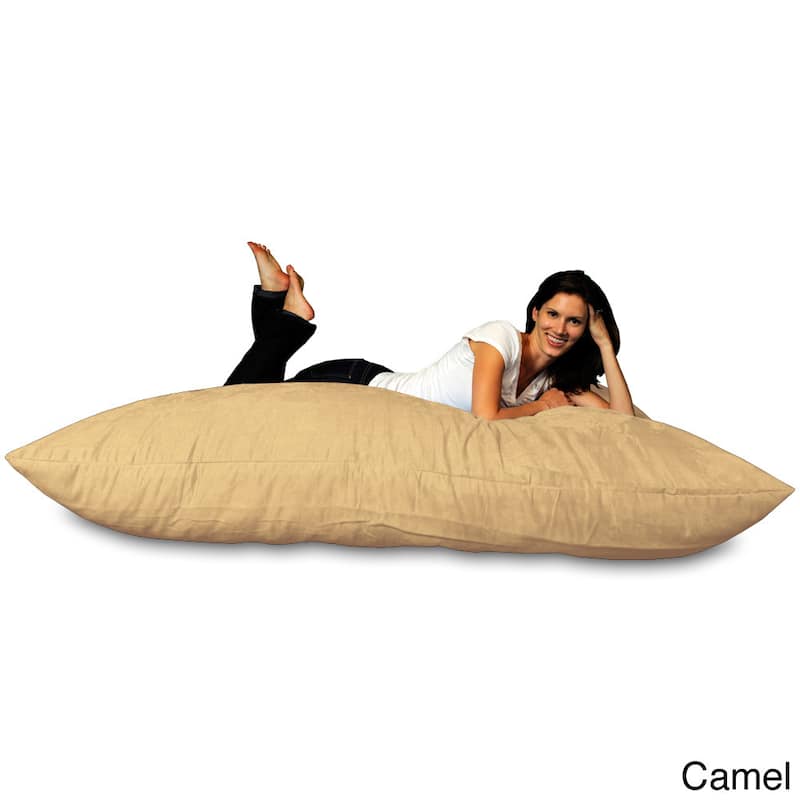 Huge Memory Foam Micro Suede Beanbag Pillow