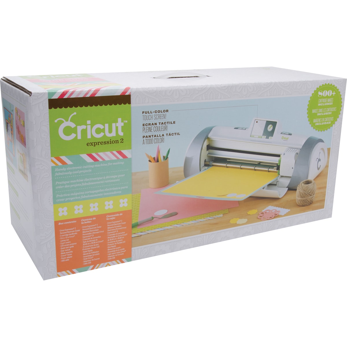 Cricut Expression 2 Teal Machine with 2 Preloaded Cartridges & Bonus French  Manor Cartridge