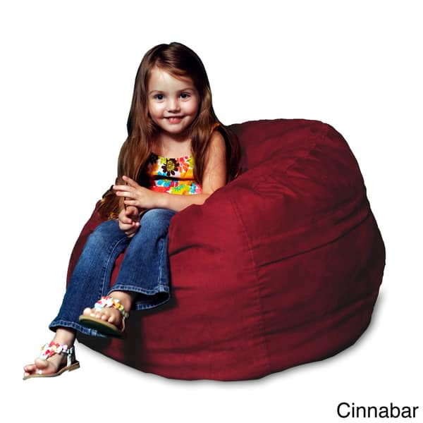 Memory Foam Micro Suede Kids Beanbag Chair - On Sale - Bed Bath & Beyond -  8494144