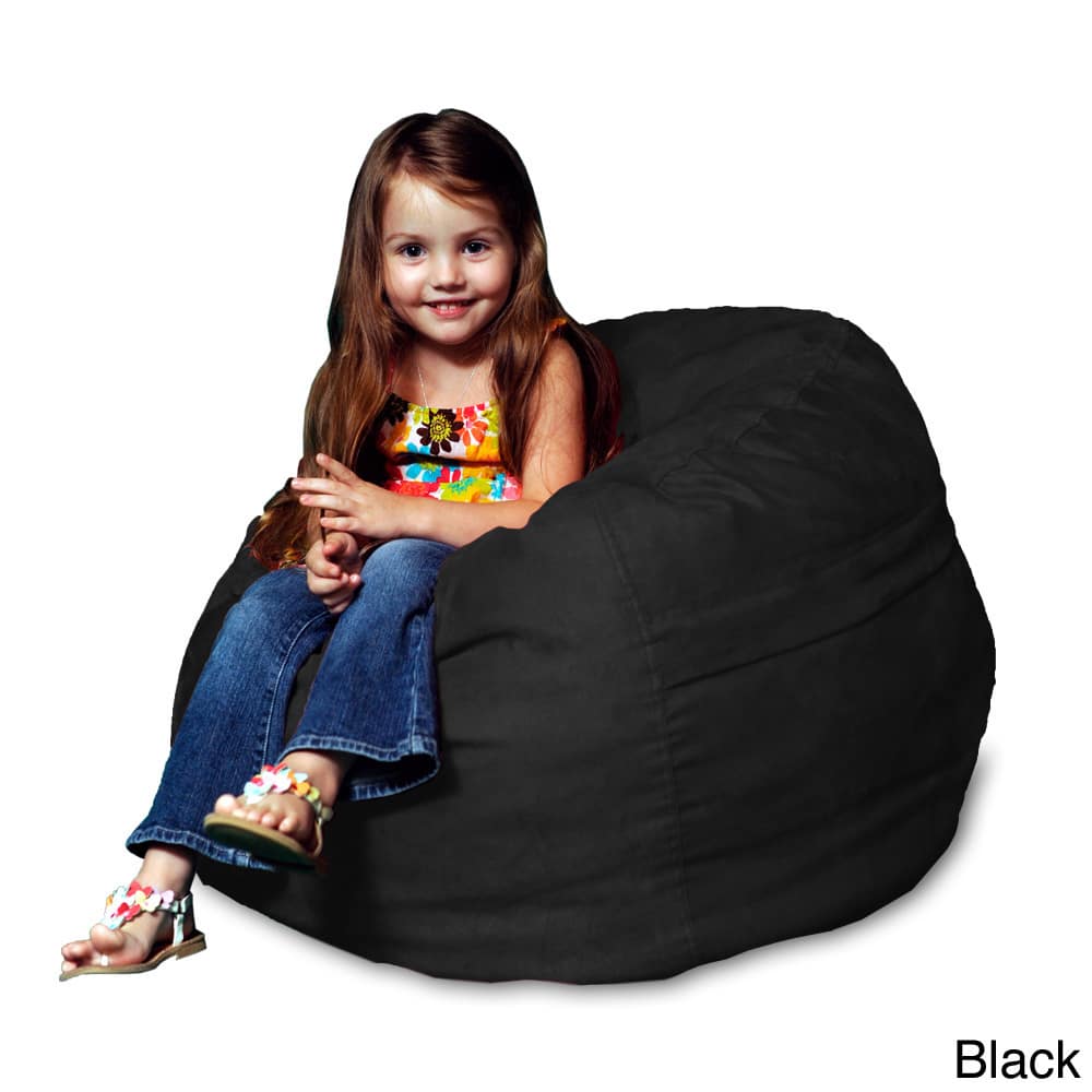 Memory Foam Micro Suede Kids Beanbag Chair