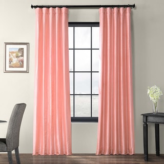 Exclusive Fabrics Flamingo Pink Faux Silk Taffeta Curtain Panel Exclusive Fabrics Flamingo Pink Faux Silk Taffeta Curtain Panel Free Shipping Today 8494328